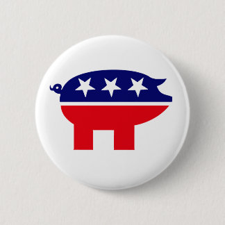 Republican Pig button