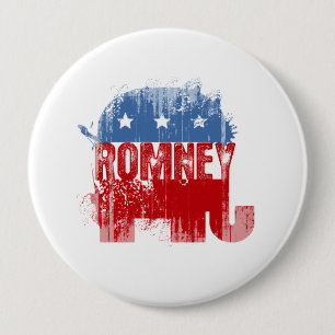Republican ROMNEY 4 Inch Round Button