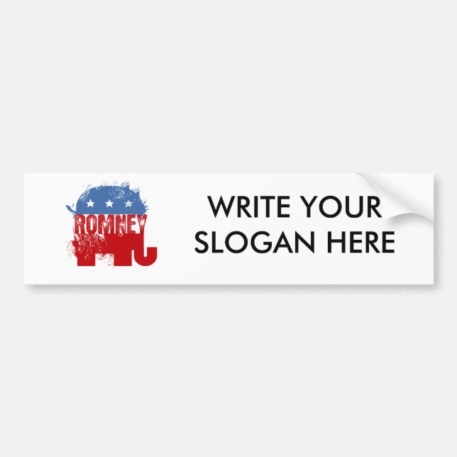 Republican ROMNEY Bumper Sticker (Front)