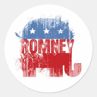 Republican ROMNEY Classic Round Sticker