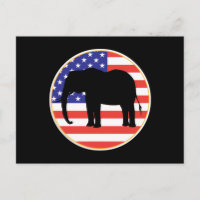 republican symbol elephant design