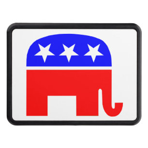Republican symbol Tow Hitch cover