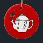REPUBLICAN TEA PARTY CERAMIC ORNAMENT<br><div class="desc">PoliticalT-shirts.com: Browse the full spectrum of political gifts and apparel. Political bumper stickers,  hoodies,  buttons,  magnets,  mugs,  posters,  and more. Choose Republican,  Democrat,  Liberal,  or Conservative Humour Tees,  and 2010 Campaign Gear & 2012 Campaign Gear.</div>