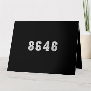Republican Trump 86 46 Card