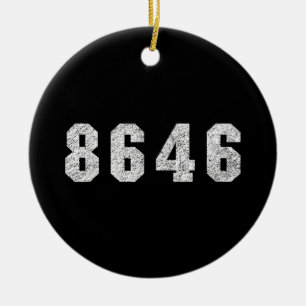 Republican Trump 86 46 Ceramic Ornament