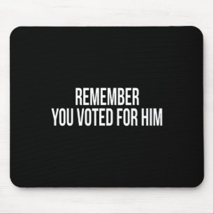 Republican Trump Democrat Gear Uni Adults Black Sm Mouse Pad