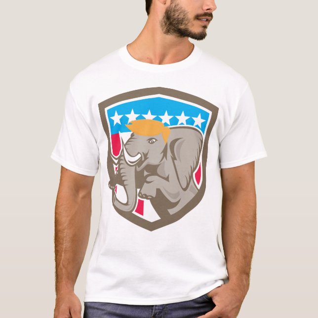 Republican Trump Elephant T-Shirt (Front)