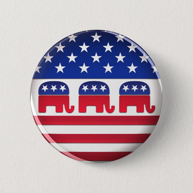 Republican vote button - Button (Front)