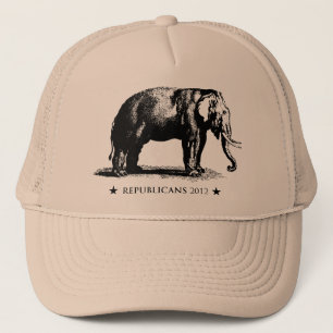 Republicans 2012 Vintage GOP Campaign Trucker Hat