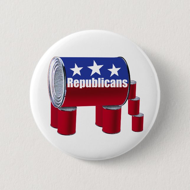 Republicans 2 Inch Round Button (Front)