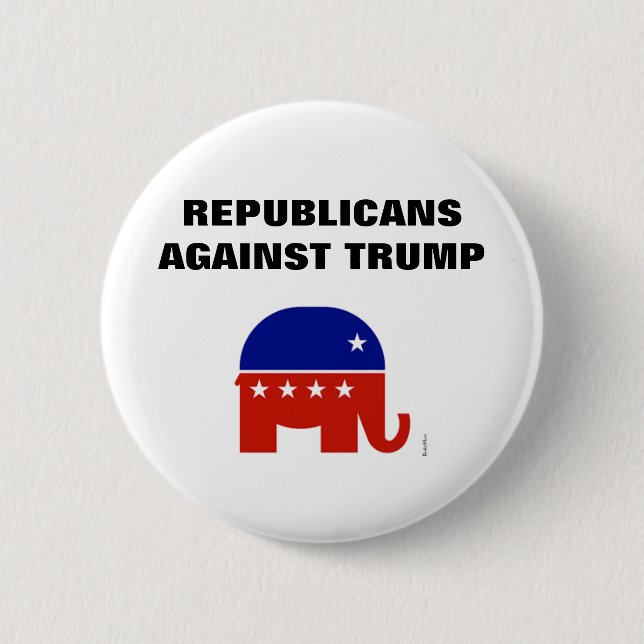 Republicans Against Donald trump 2020 2 Inch Round Button (Front)