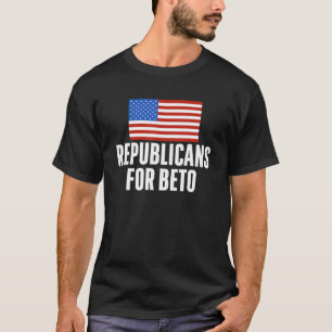 Republicans For Beto Us Flag Texas Governor Vintag T-Shirt