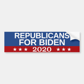 Republicans for Biden 2020 Bumper Sticker