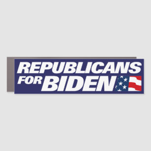 Republicans for Biden 2024 Car Magnet