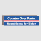 Republicans for Biden Car Maget