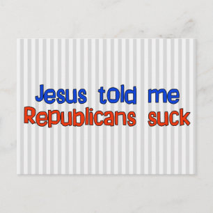 Republicans Suck Postcard