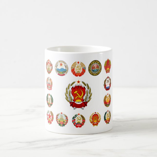 Republics of the Soviet Union Coffee Mug (Center)