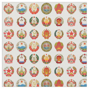 Republics of the Soviet Union Fabric