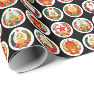 Republics of the Soviet Union Wrapping Paper