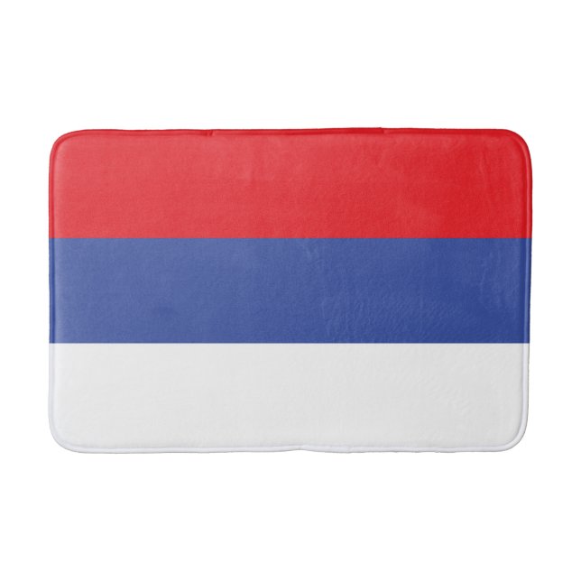 Republika Srpska Flag Bath Mat (Front)