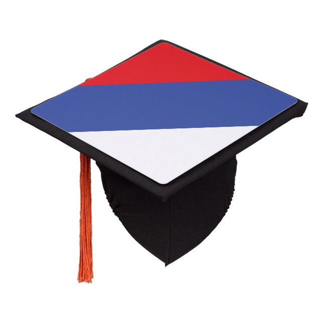 Republika Srpska Flag Graduation Cap Topper (Angled)