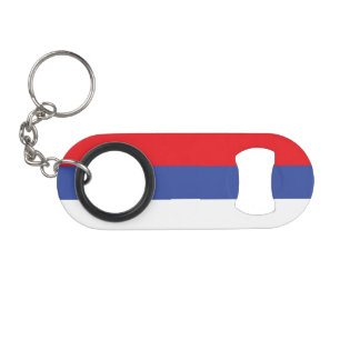 Republika Srpska Flag Keychain Bottle Opener