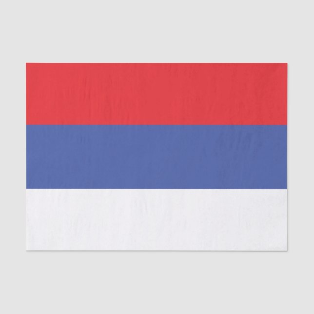 Republika Srpska Flag Tissue Paper (Front)