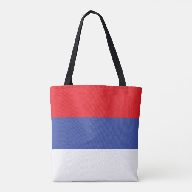 Republika Srpska Flag Tote Bag (Back)
