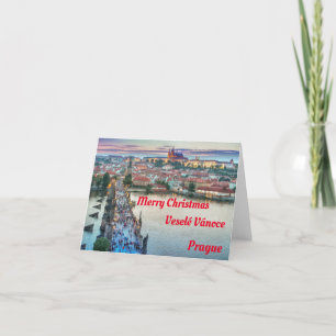 République tchèque : Carte de Noël de Prague