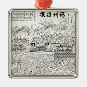 Repulse of the French Gun-boats Metal Ornament