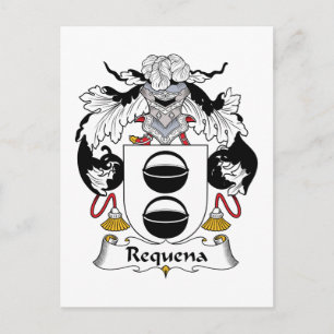 Requena Family Crest Postcard