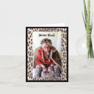 Requesting a 'lil chat with God about next year Card