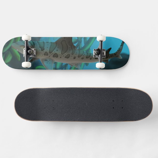 Requin léopard skateboard (Horz)