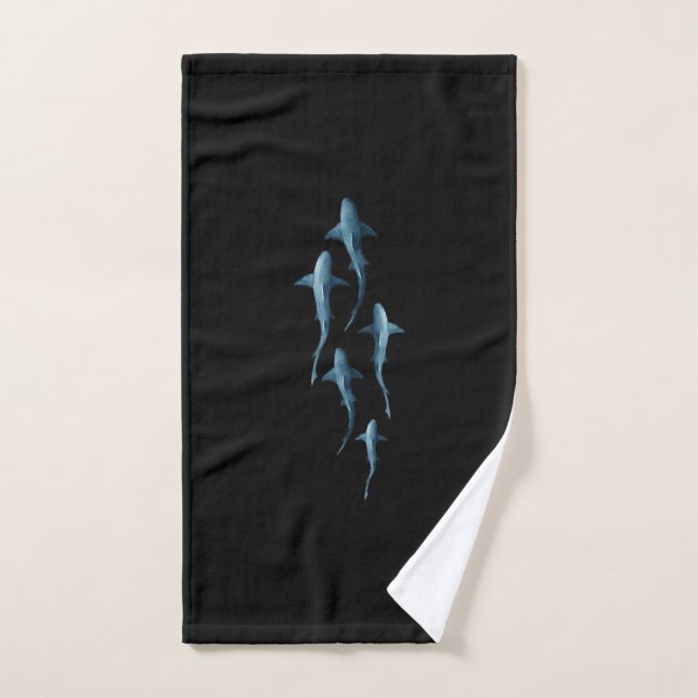 Requin - Nager Des Requins Mignonne Cadeau Amusant (Serviette à main)