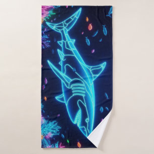 Requin néon coloré