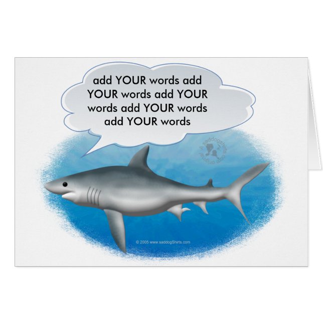 Requin parlant (Devant horizontal)