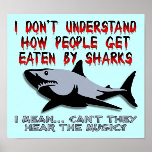 Requins - Entendre La Musique Drôle Poster