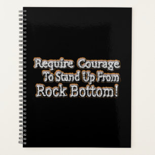 "Require Courage" Cute Design. Buy Now Planner