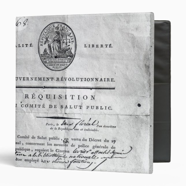 Requisition of the Committee of Public Binder (Front/Inside)