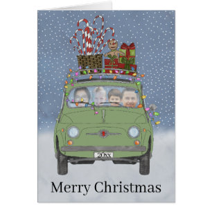 Rero Fiat 500 customizable photo card