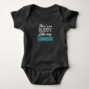 Res No Buddy Like My Grandson Funny Matching Gift Baby Bodysuit