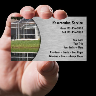 Rescreening Business Cards