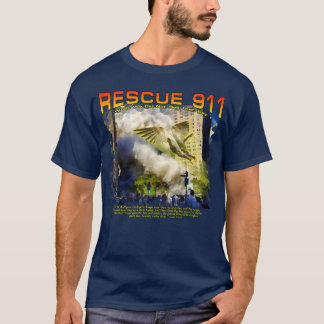 "Rescue 911" composite watercolor T-Shirt
