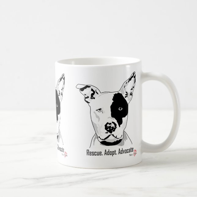 Rescue. Adopt. Advocate Mug (Right)