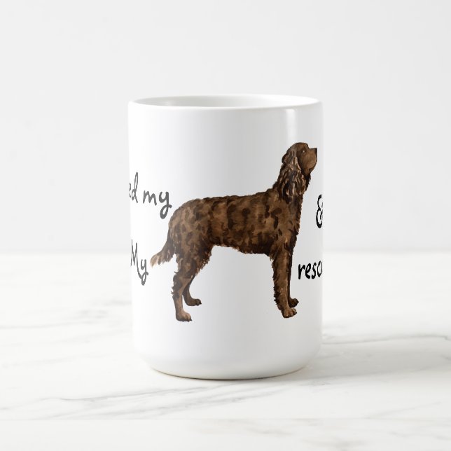 Rescue American Water Spaniel Coffee Mug (Center)