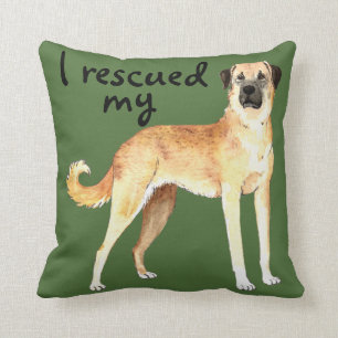 Rescue Anatolian Shepherd Throw Pillow