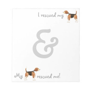 Rescue Beagle Notepad