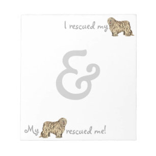 Rescue Bergamasco Notepad