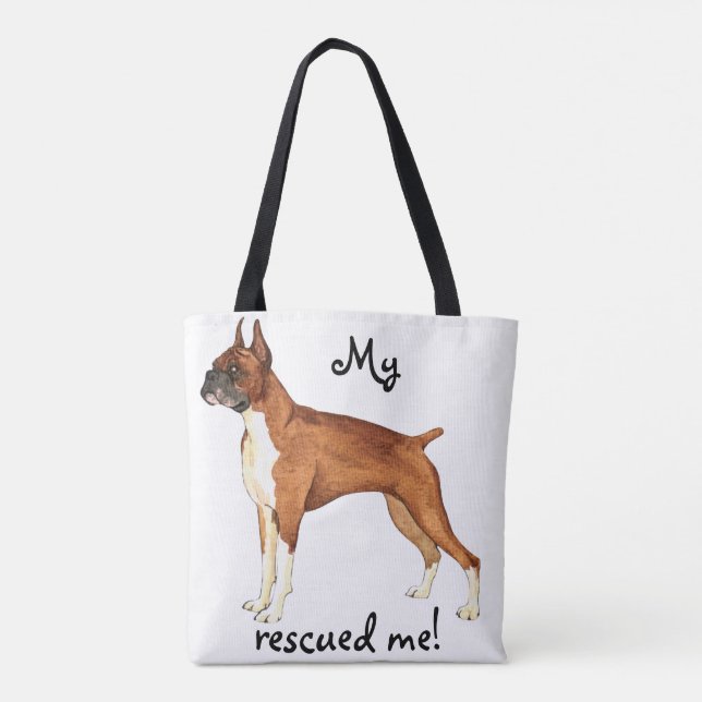 Rescue Boxer Tote Bag (Back)