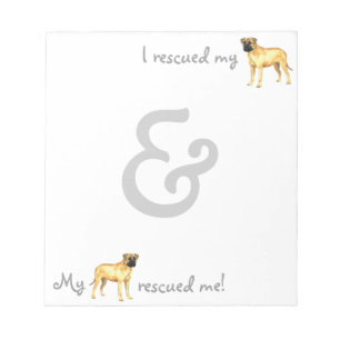 Rescue Bullmastiff Notepad